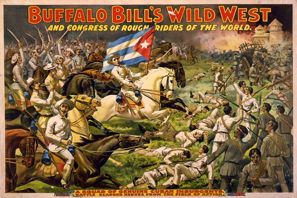 A squad of genuine Cuban insurgents art print by Buffalo Bills Wild West Show Poster for $57.95 CAD