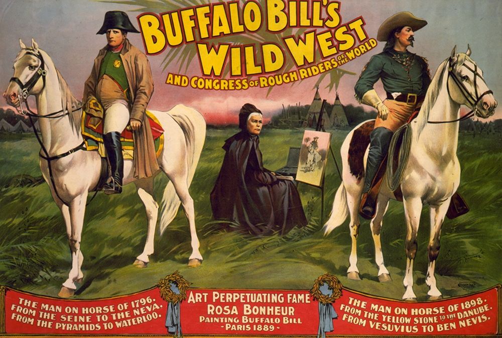 Congress of Rough Riders of the World art print by Buffalo Bills Wild West Show Poster for $57.95 CAD