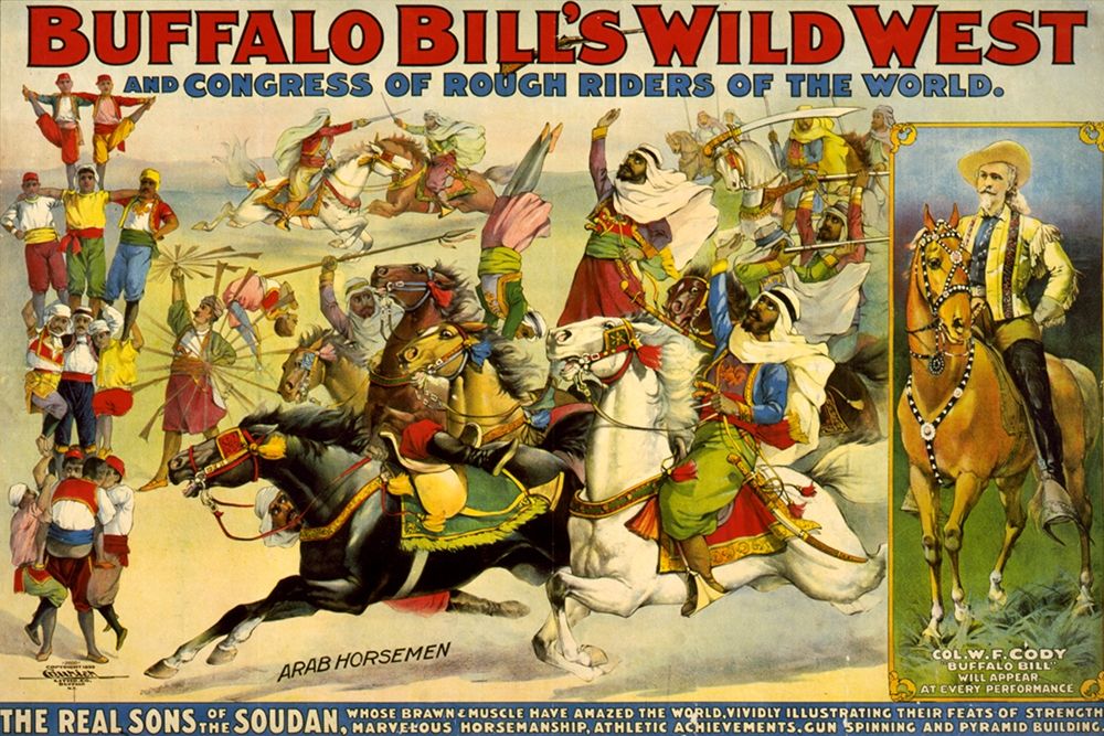 The Real Sons of the Soudan art print by Buffalo Bills Wild West Show Poster for $57.95 CAD