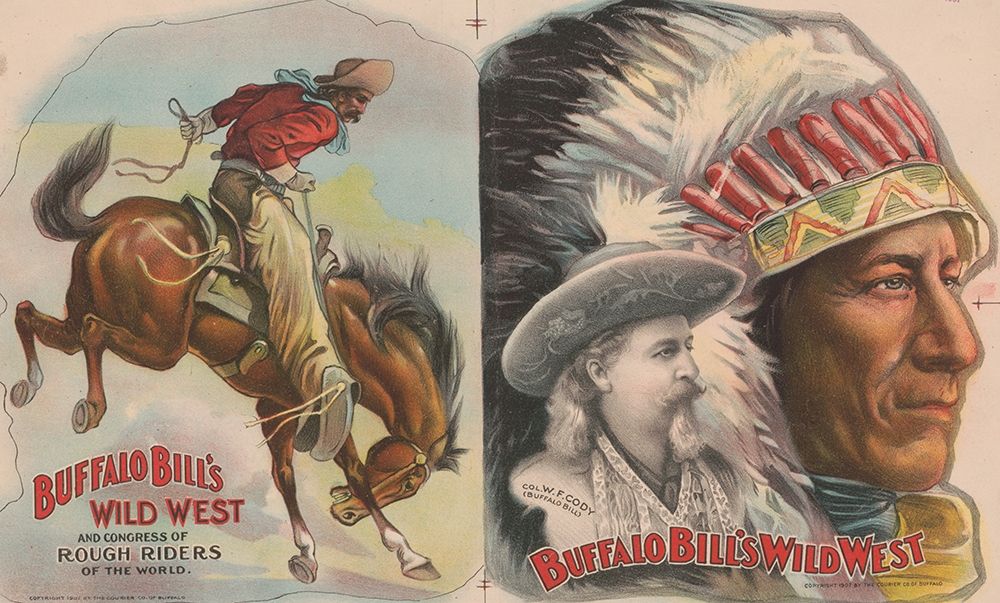Inside Program art print by Buffalo Bills Wild West Show Poster for $57.95 CAD