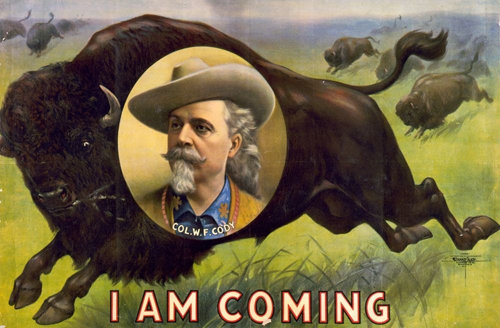 I am coming Col. W.F. Cody art print by Buffalo Bills Wild West Show Poster for $57.95 CAD