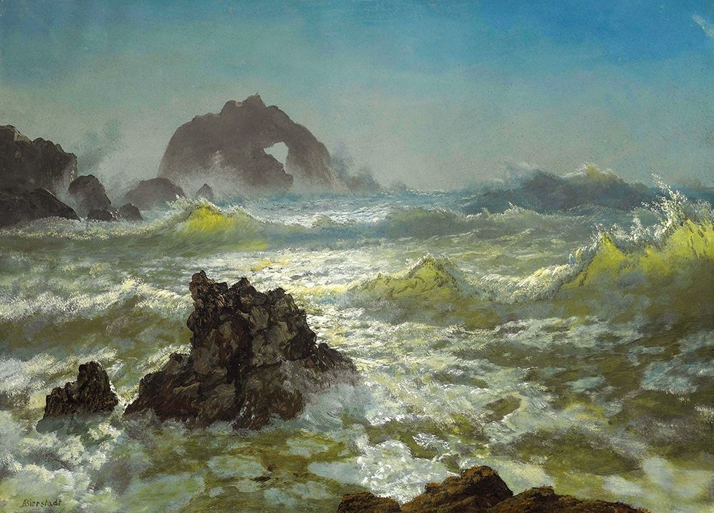 Seal Rock, California art print by Albert Bierstadt for $57.95 CAD
