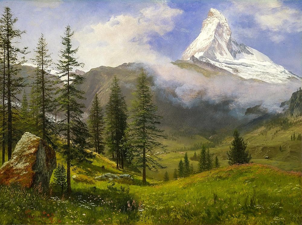 The Matterhorn art print by Albert Bierstadt for $57.95 CAD
