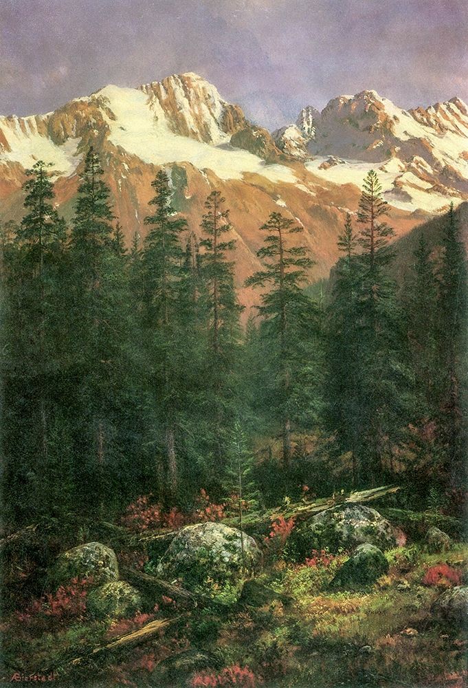 Canadian Rockies art print by Albert Bierstadt for $57.95 CAD