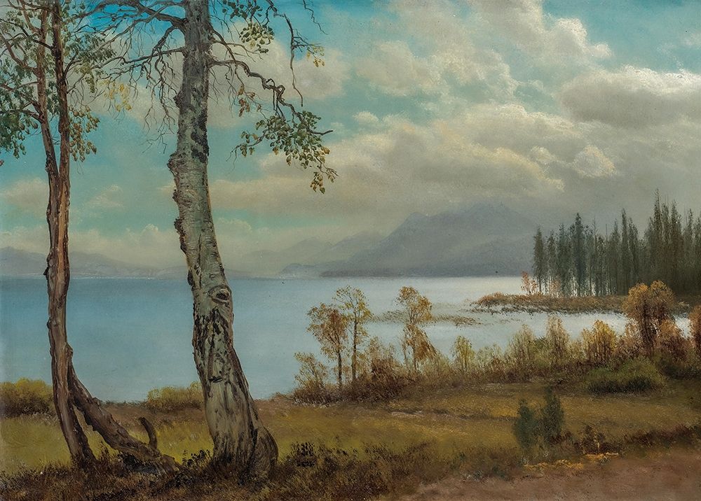 Lake Tahoe art print by Albert Bierstadt for $57.95 CAD