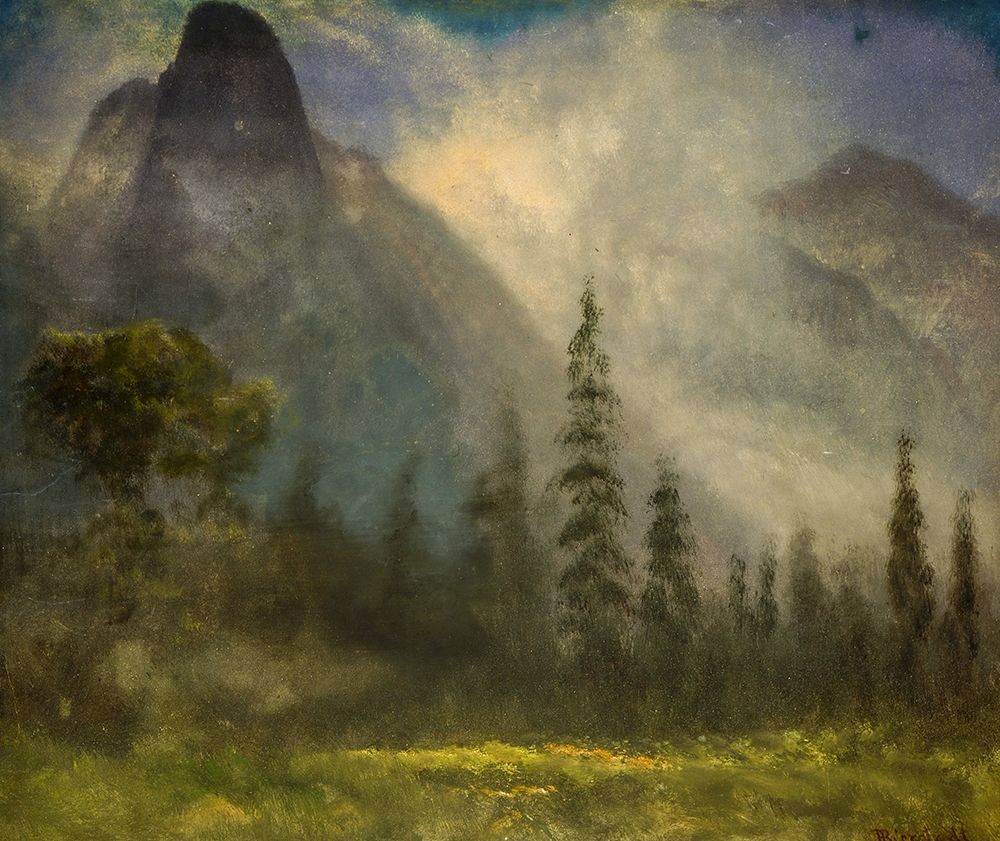Yosemite Valley art print by Albert Bierstadt for $57.95 CAD