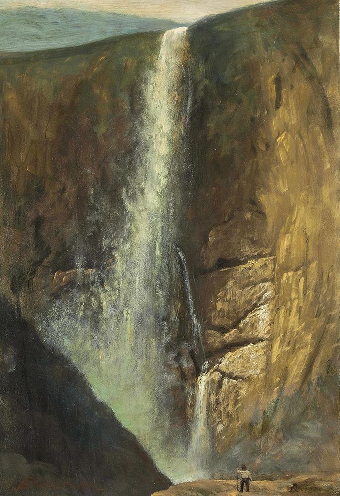 The Falls art print by Albert Bierstadt for $57.95 CAD