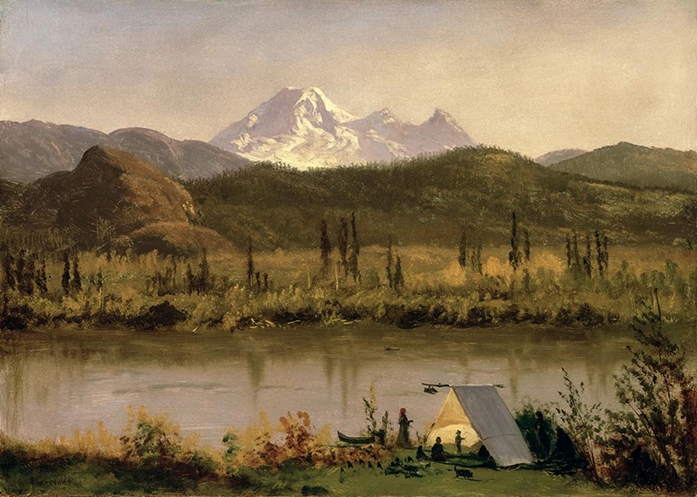 Mount Baker, Washington, from the Frazier River art print by Albert Bierstadt for $57.95 CAD