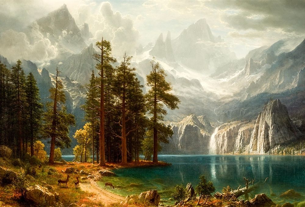 Sierra Nevada art print by Albert Bierstadt for $57.95 CAD