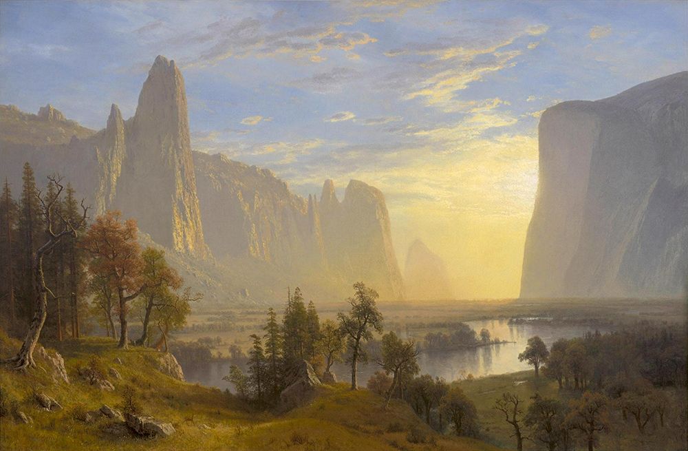 Yosemite Valley art print by Albert Bierstadt for $57.95 CAD