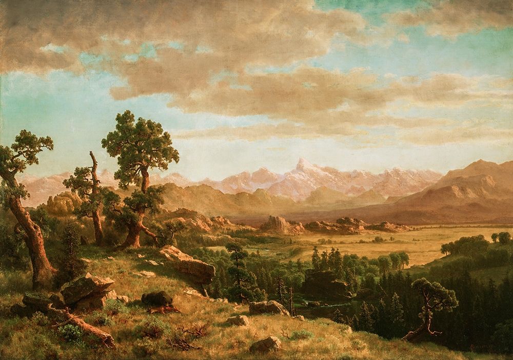 Wind River Country art print by Albert Bierstadt for $57.95 CAD