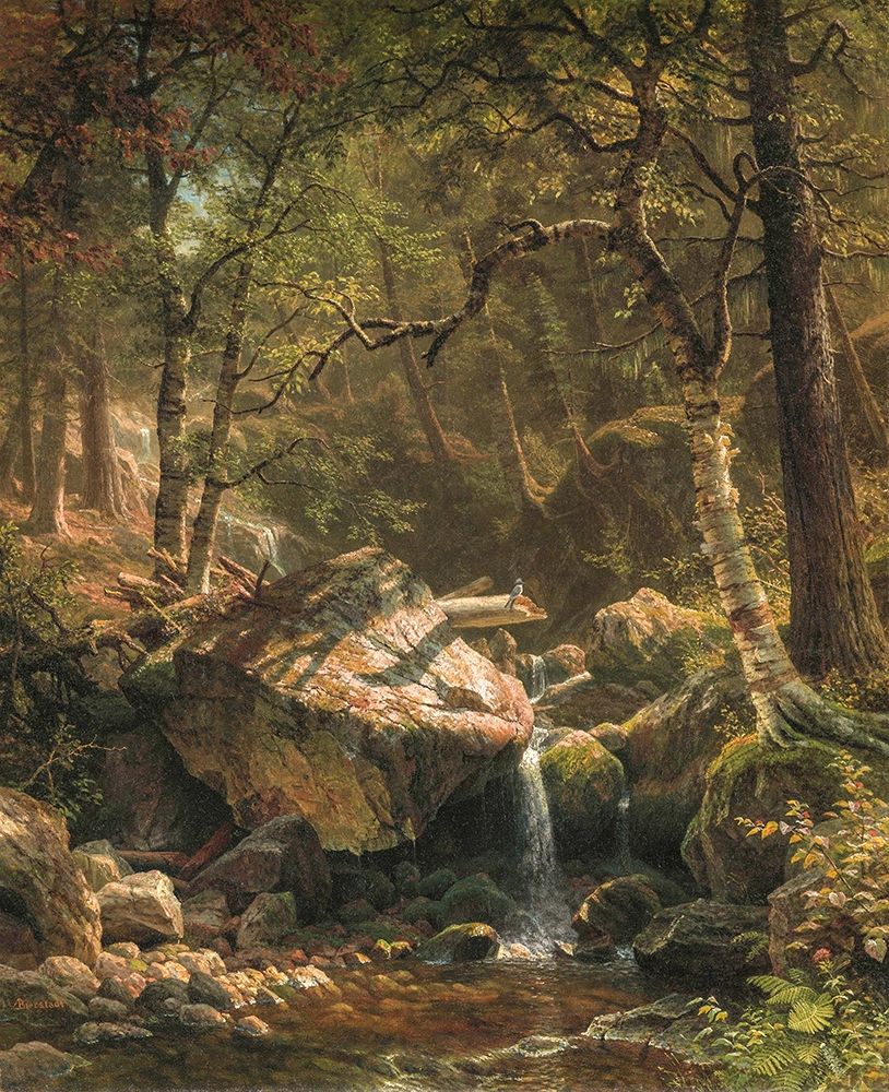 Mountain Brook art print by Albert Bierstadt for $57.95 CAD