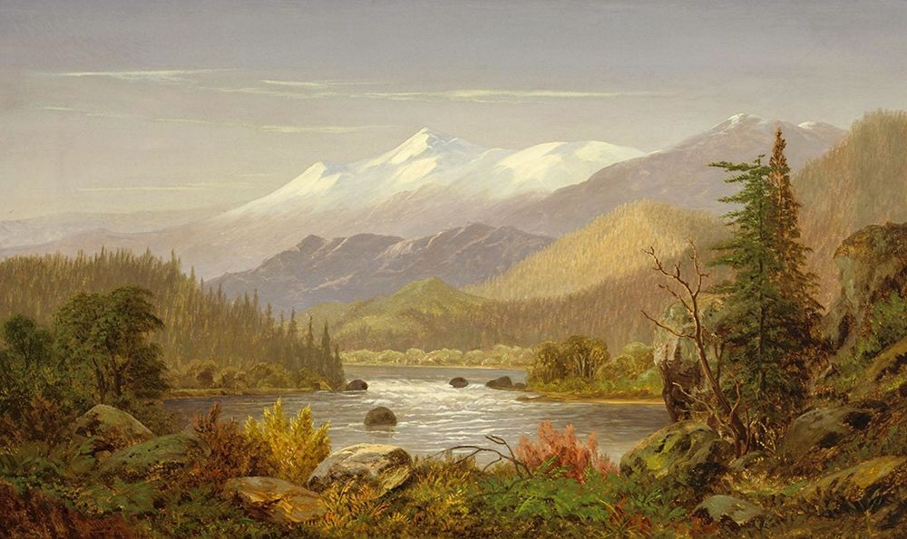 Mt. Shasta and the Sacramento River art print by Frederick A Butman for $57.95 CAD