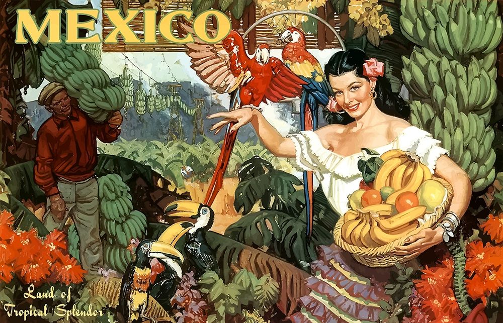 Mexico, Land of Tropical Splendor art print by Dean Cornwell for $57.95 CAD
