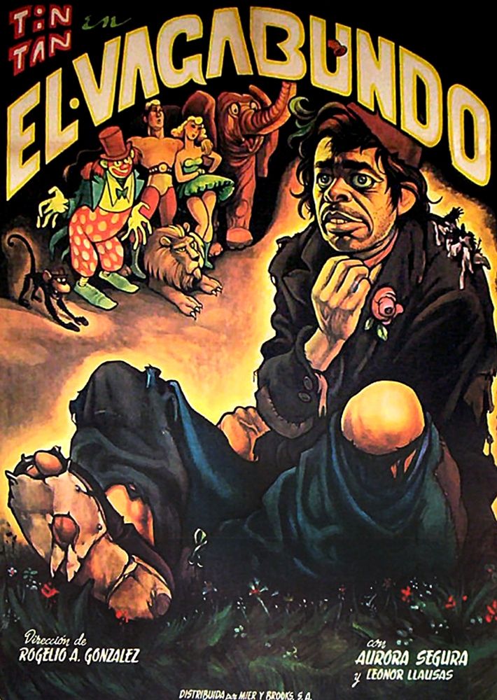 Mexican Movie Poster El Vagabundo art print by Ernesto Garcia Cabral for $57.95 CAD