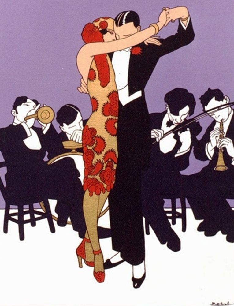 Mexican Magazine Cover 1920 Tango art print by Ernesto Garcia Cabral for $57.95 CAD