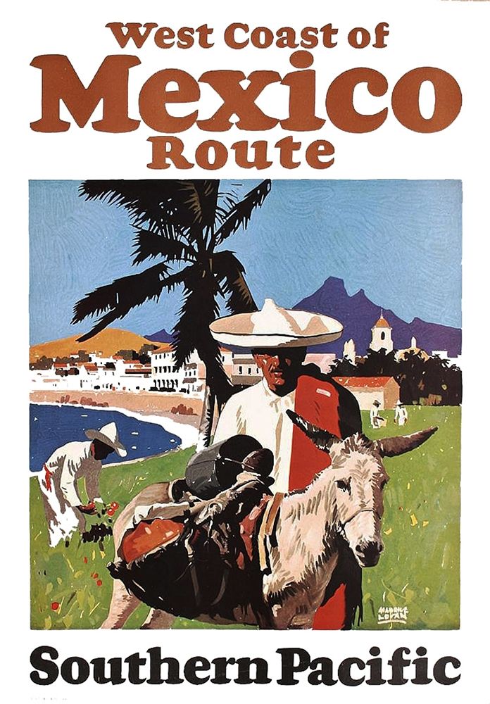 West Coast of Mexico Route, Southern Pacific art print by Maurice George Logan for $57.95 CAD