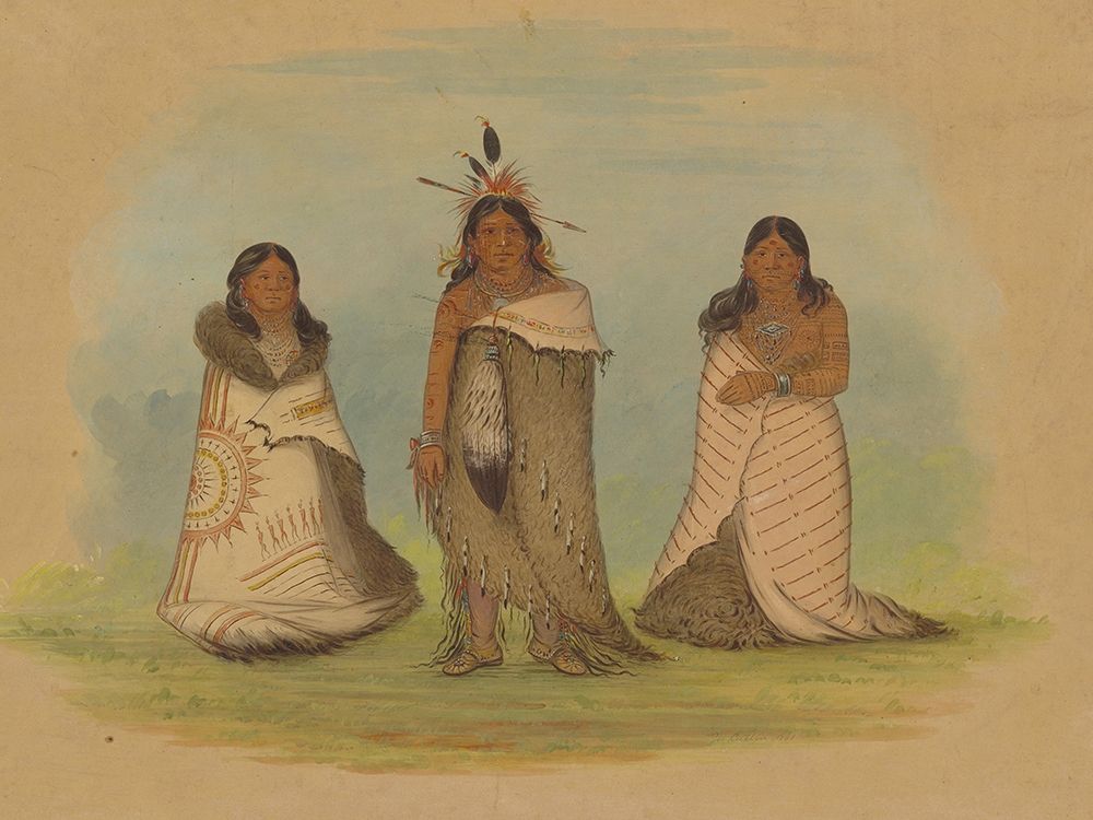 Puncah Indians, 1861 art print by George Catlin for $57.95 CAD