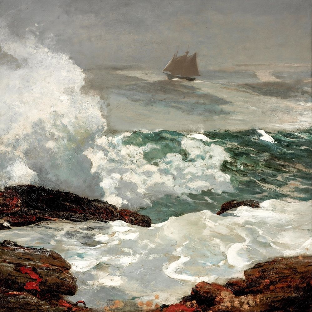 On a Lee Shore art print by Winslow Homer for $57.95 CAD