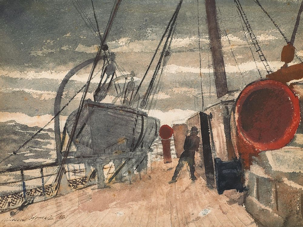 Marine art print by Winslow Homer for $57.95 CAD