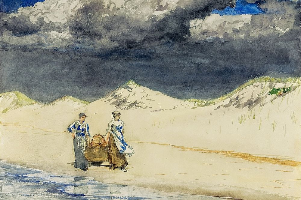 Sand and Sky art print by Winslow Homer for $57.95 CAD