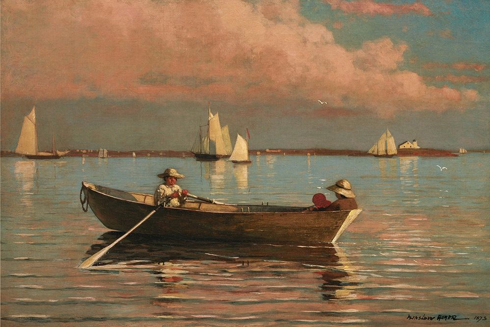 Gloucester Harbor art print by Winslow Homer for $57.95 CAD