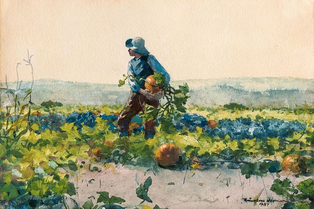 For to Be a Farmers Boy art print by Winslow Homer for $57.95 CAD