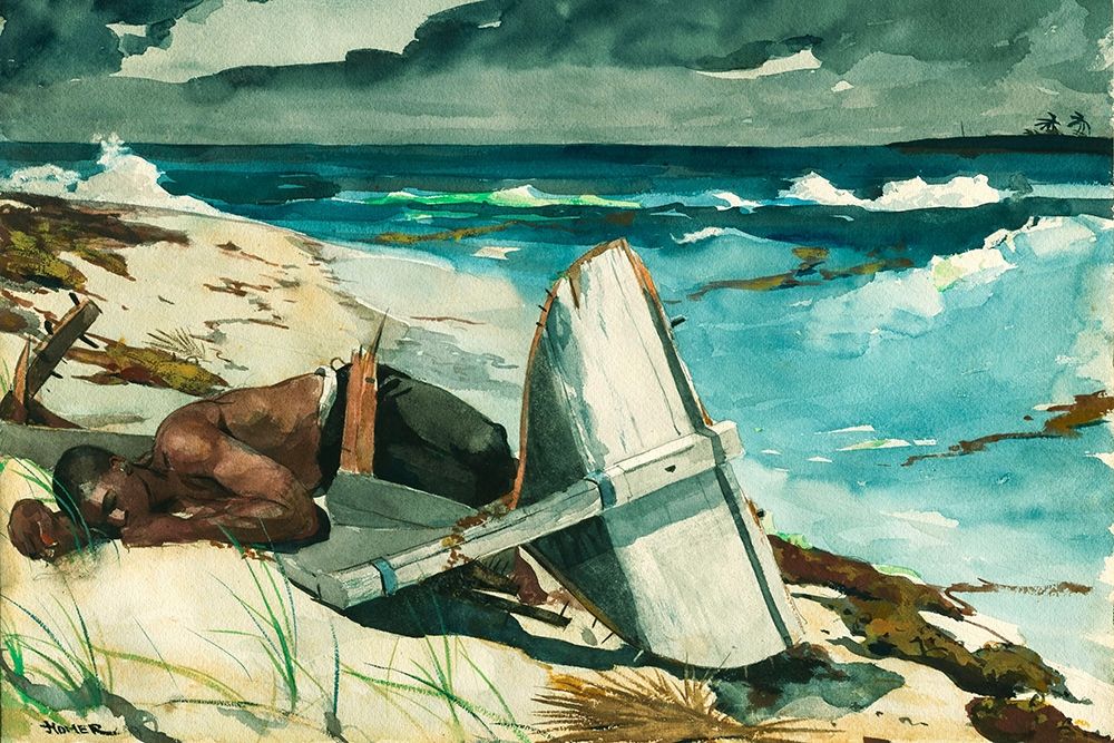 After the Hurricane, Bahamas art print by Winslow Homer for $57.95 CAD