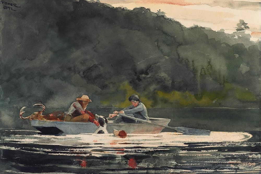 The End of the Hunt art print by Winslow Homer for $57.95 CAD
