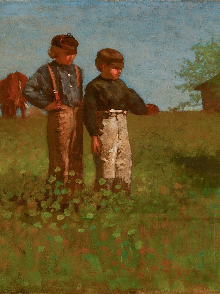 Young Farmers art print by Winslow Homer for $57.95 CAD