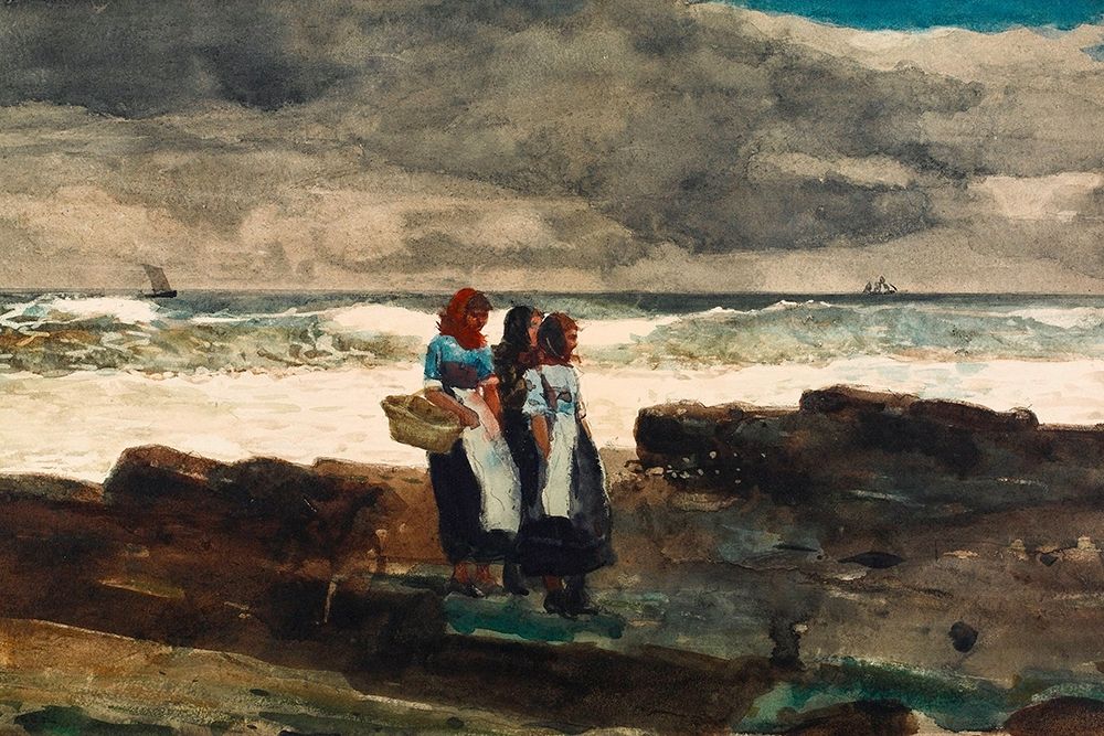 Sun and Clouds art print by Winslow Homer for $57.95 CAD