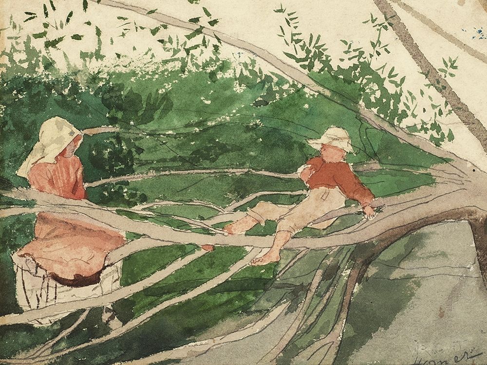 Out on a Limb art print by Winslow Homer for $57.95 CAD