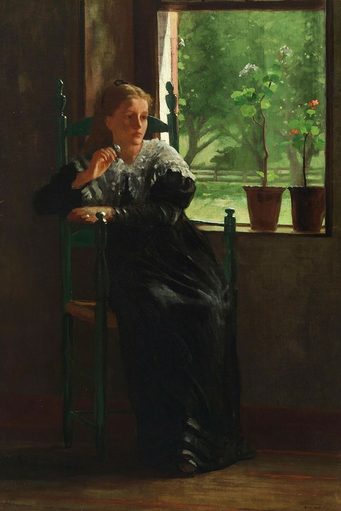 At the Window art print by Winslow Homer for $57.95 CAD