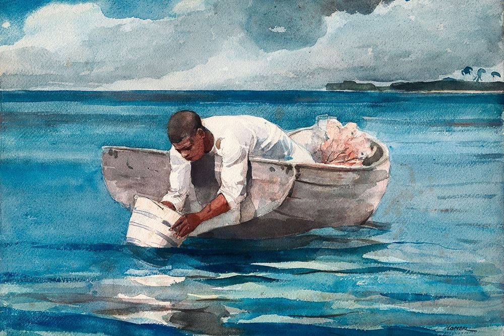The Water Fan art print by Winslow Homer for $57.95 CAD