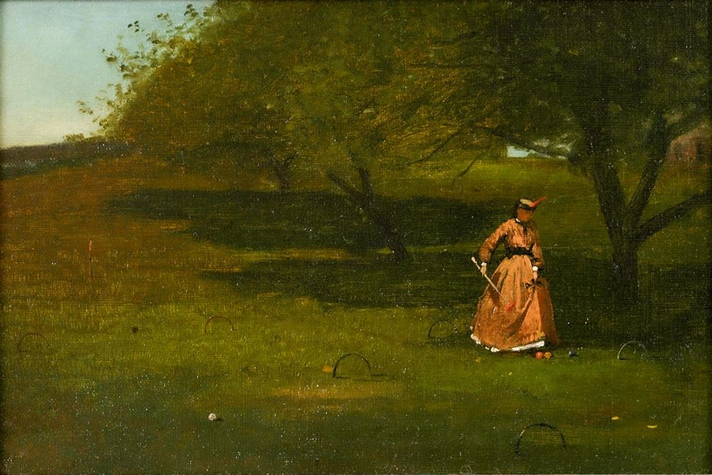 Croquet Player art print by Winslow Homer for $57.95 CAD