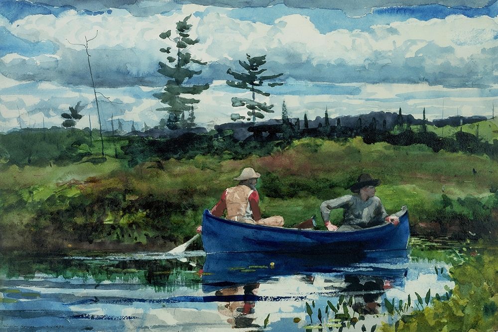 The Blue Boat art print by Winslow Homer for $57.95 CAD