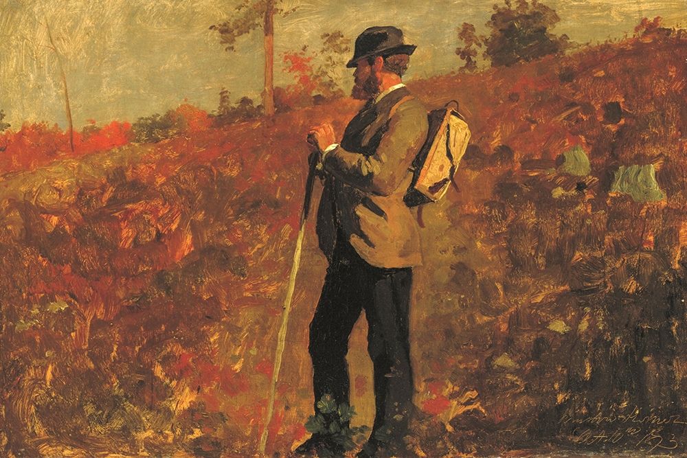 Man with a Knapsack art print by Winslow Homer for $57.95 CAD