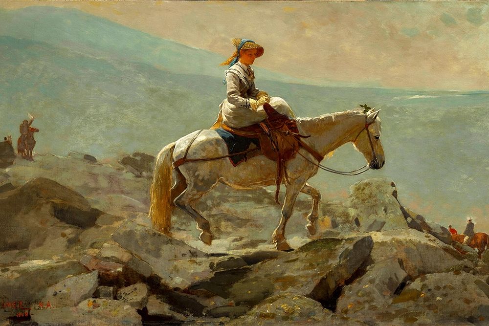 The Bridle Path, White Mountains art print by Winslow Homer for $57.95 CAD