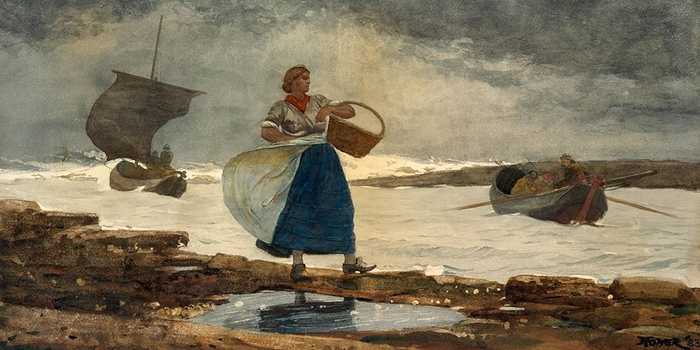 Inside the Bar art print by Winslow Homer for $57.95 CAD