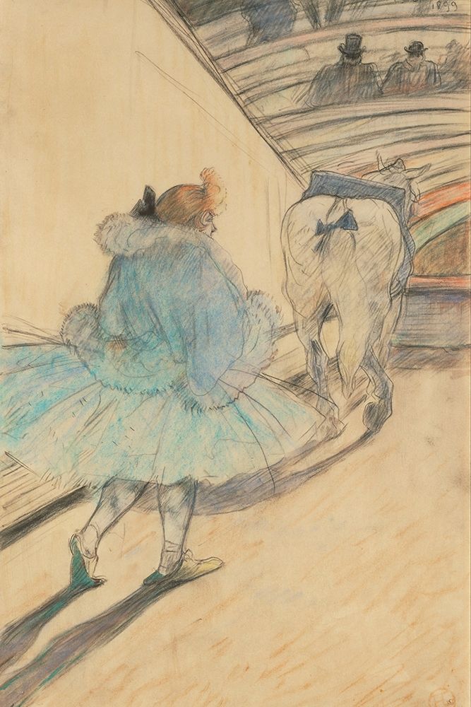 At the Circus Entering the Ring art print by Henri de Toulouse-Lautrec for $57.95 CAD