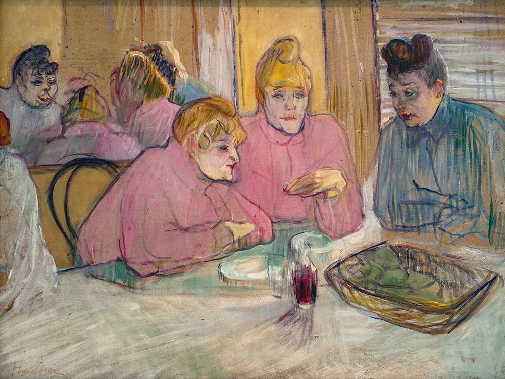 The Ladies in the Dining Room art print by Henri de Toulouse-Lautrec for $57.95 CAD
