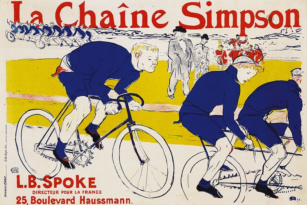 La Chaine Simpson art print by Henri de Toulouse-Lautrec for $57.95 CAD