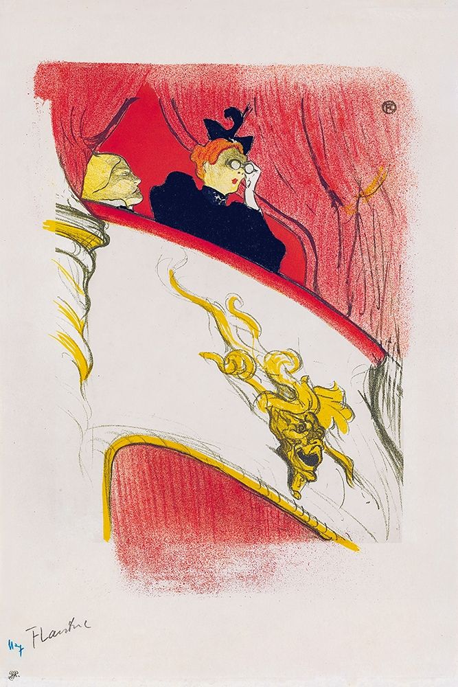 La Loge au mascaron dore art print by Henri de Toulouse-Lautrec for $57.95 CAD