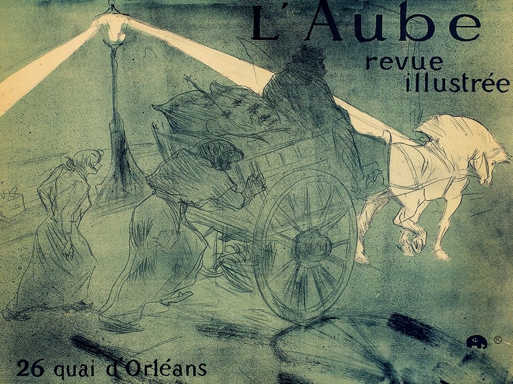 LAube art print by Henri de Toulouse-Lautrec for $57.95 CAD