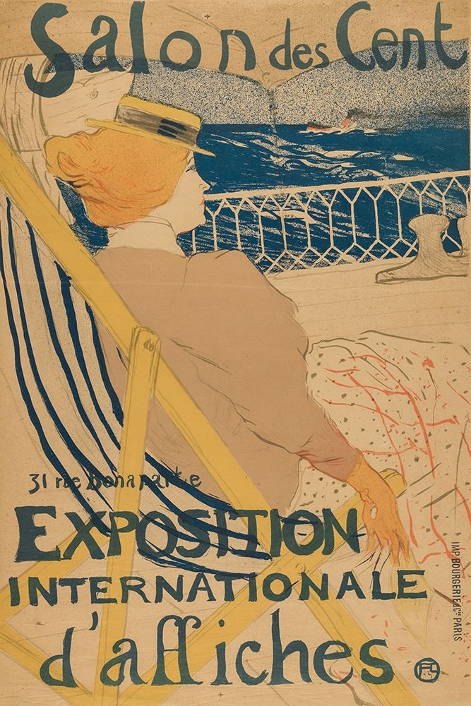 Salon des Cent: Exposition Internationale daffiches art print by Henri de Toulouse-Lautrec for $57.95 CAD