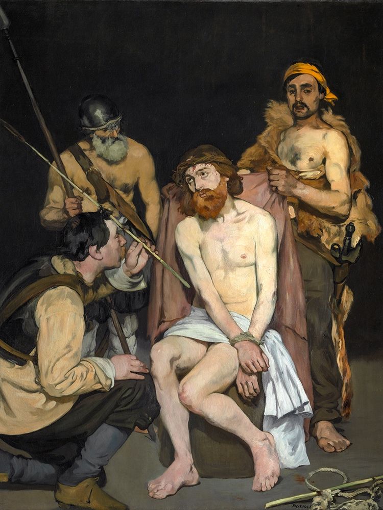 Jesus Mocked by the Soldiers art print by Edouard Manet for $57.95 CAD