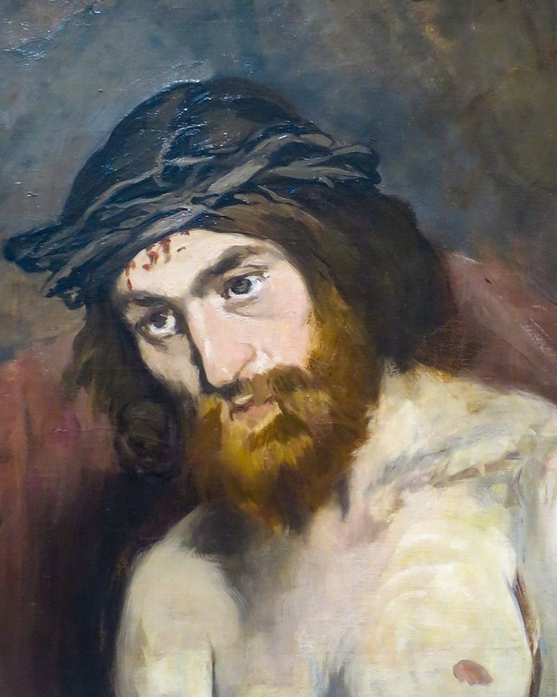 Head of Christ art print by Edouard Manet for $57.95 CAD