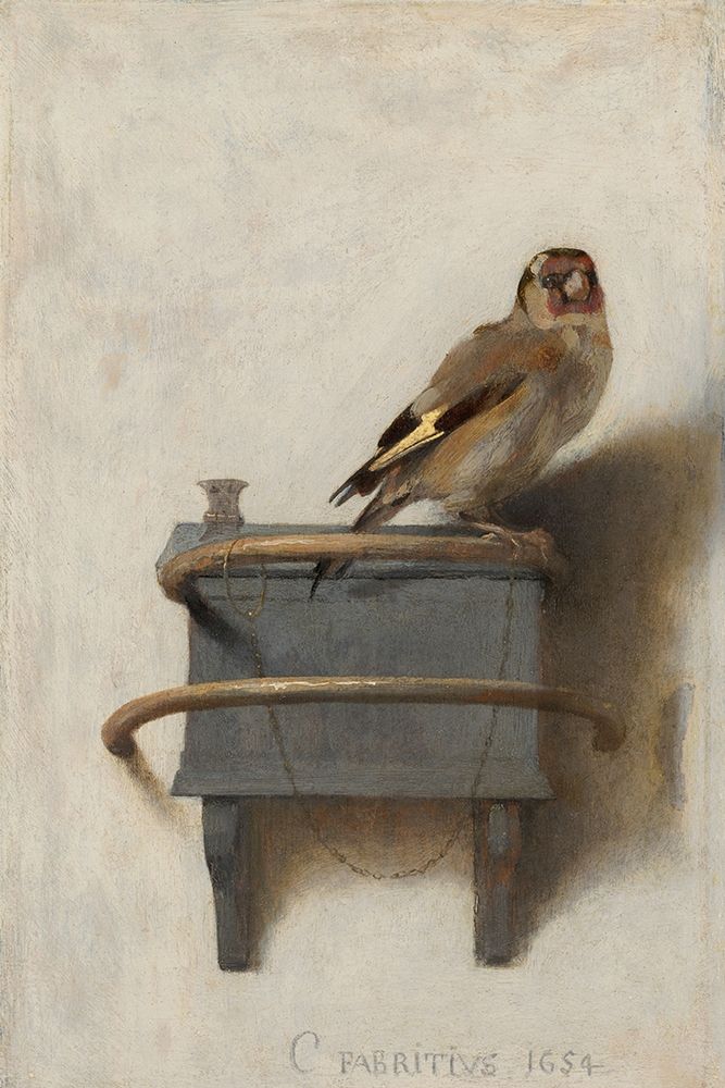 The Goldfinch art print by Carel Fabritius for $57.95 CAD