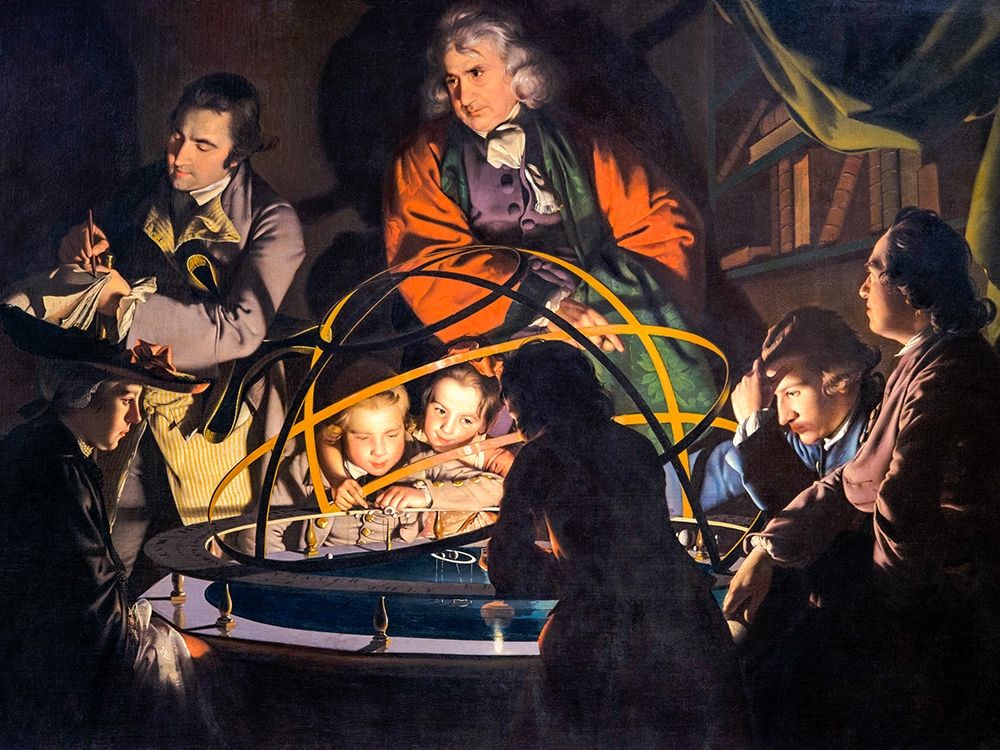 The Orrery art print by Joseph Wright for $57.95 CAD