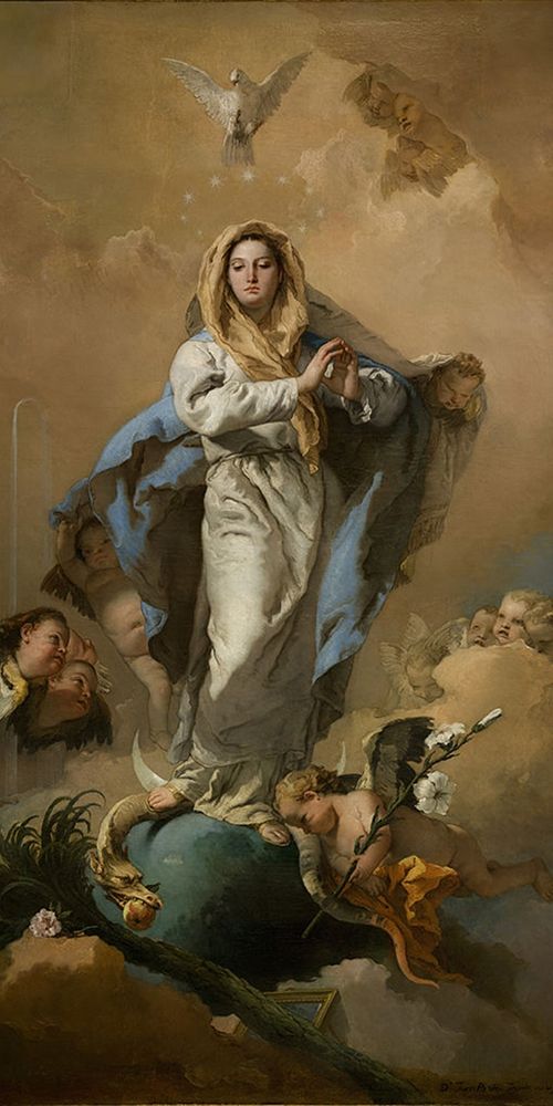 The Immaculate Conception art print by Giovanni Battista Tiepolo for $57.95 CAD